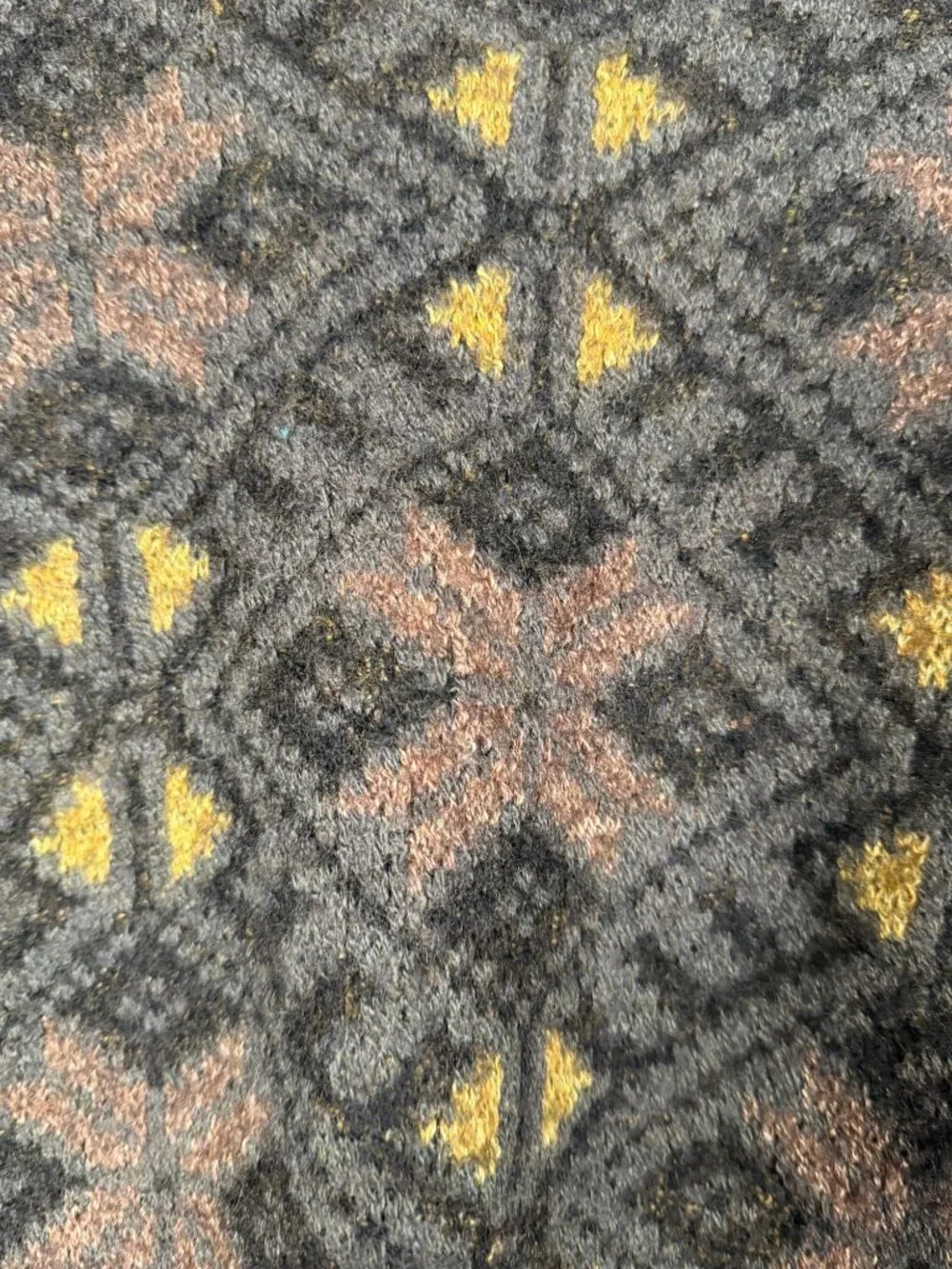 Vintage März München Wool Blend Geometric Sweater West Germany Small Pullover